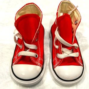 Converse Chuck Taylor All Star Hi Sneaker - Baby / Toddler - Red size 4